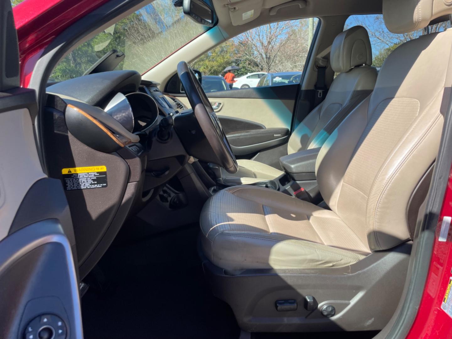 2013 RED HYUNDAI SANTA FE SPORT 2.0T (5XYZU3LA3DG) with an 2.0L engine, Automatic transmission, located at 5103 Dorchester Rd., Charleston, SC, 29418-5607, (843) 767-1122, 36.245171, -115.228050 - Leather, CD/AUX/Sat/Bluetooth, Dual Climate, Power Everything (windows, locks, seats, mirrors), Heated Seats, Rear Heated Seats, Push Button Start, Keyless Entry, Alloy Wheels. Local Trade-in!! Located at New Life Auto Sales! 2023 WINNER for Post & Courier's Charleston's Choice Pre-owned Car Dealer - Photo#21